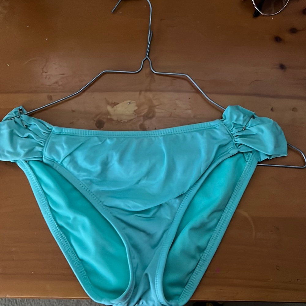 teal bikini bottom